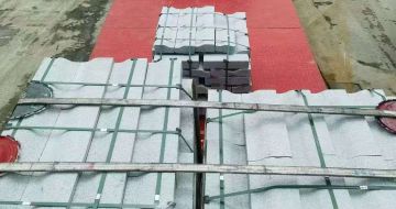 梧州 芝麻白仿形加直形路沿石出货日常