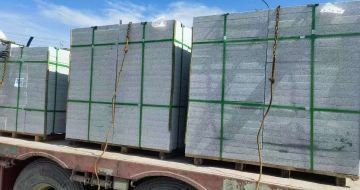 梧州 芝麻白花岗岩地铺石装车日常