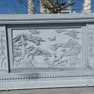 梧州 芝麻白大型照壁，屏风，影壁