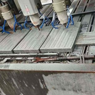 梧州 芝麻白花岗岩荔枝面盲道雕刻