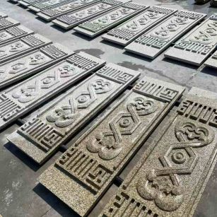 梧州 黄金麻花岗岩外墙雕刻板