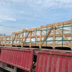 梧州 芝麻白花岗岩地铺石出口专车-泰国游