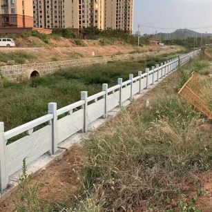 梧州 白麻河道栏杆效果展示图
