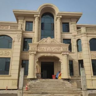 梧州 黄金麻花岗岩别墅外墙干挂