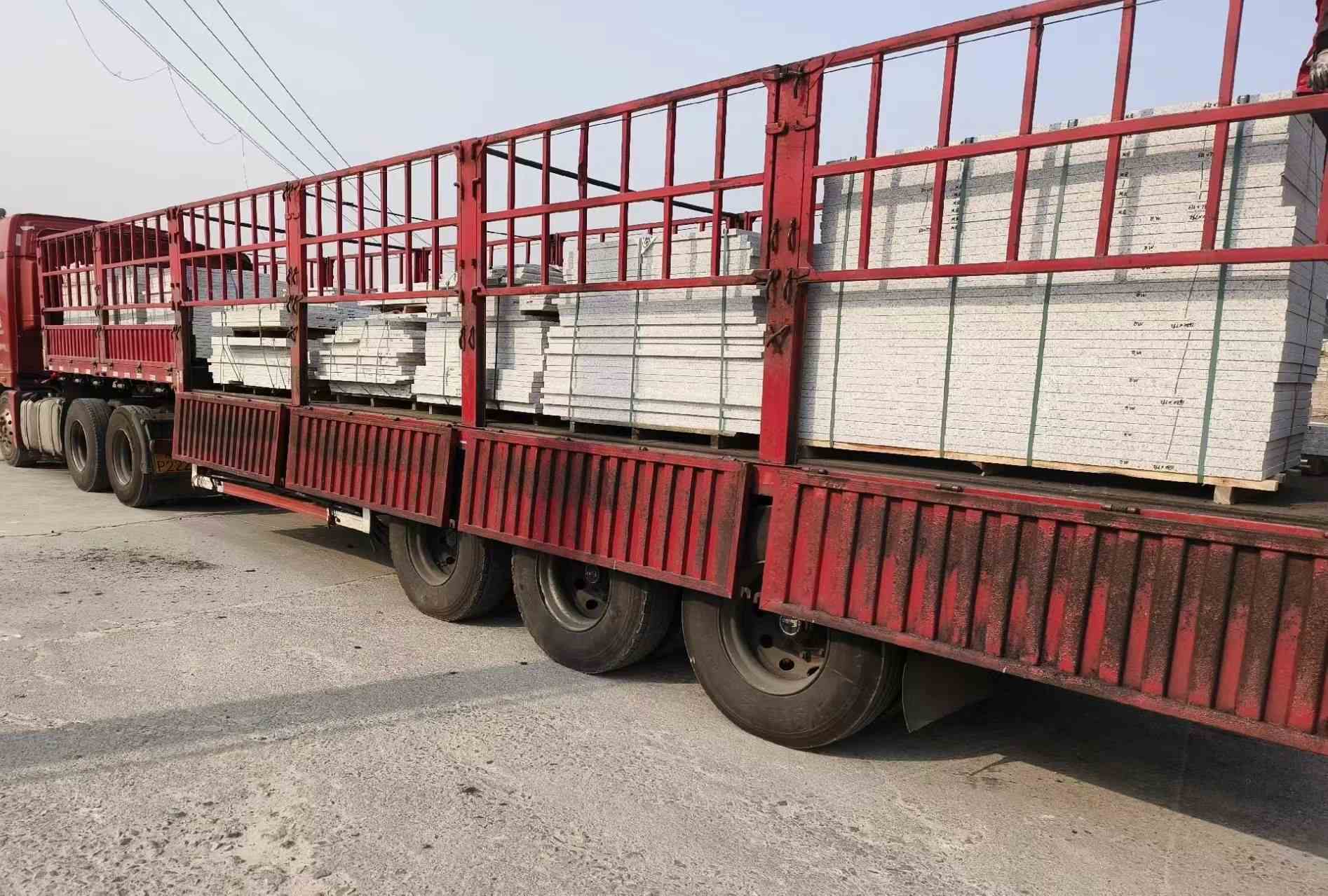 梧州 白麻荔枝面外墙干挂，工厂装车日常