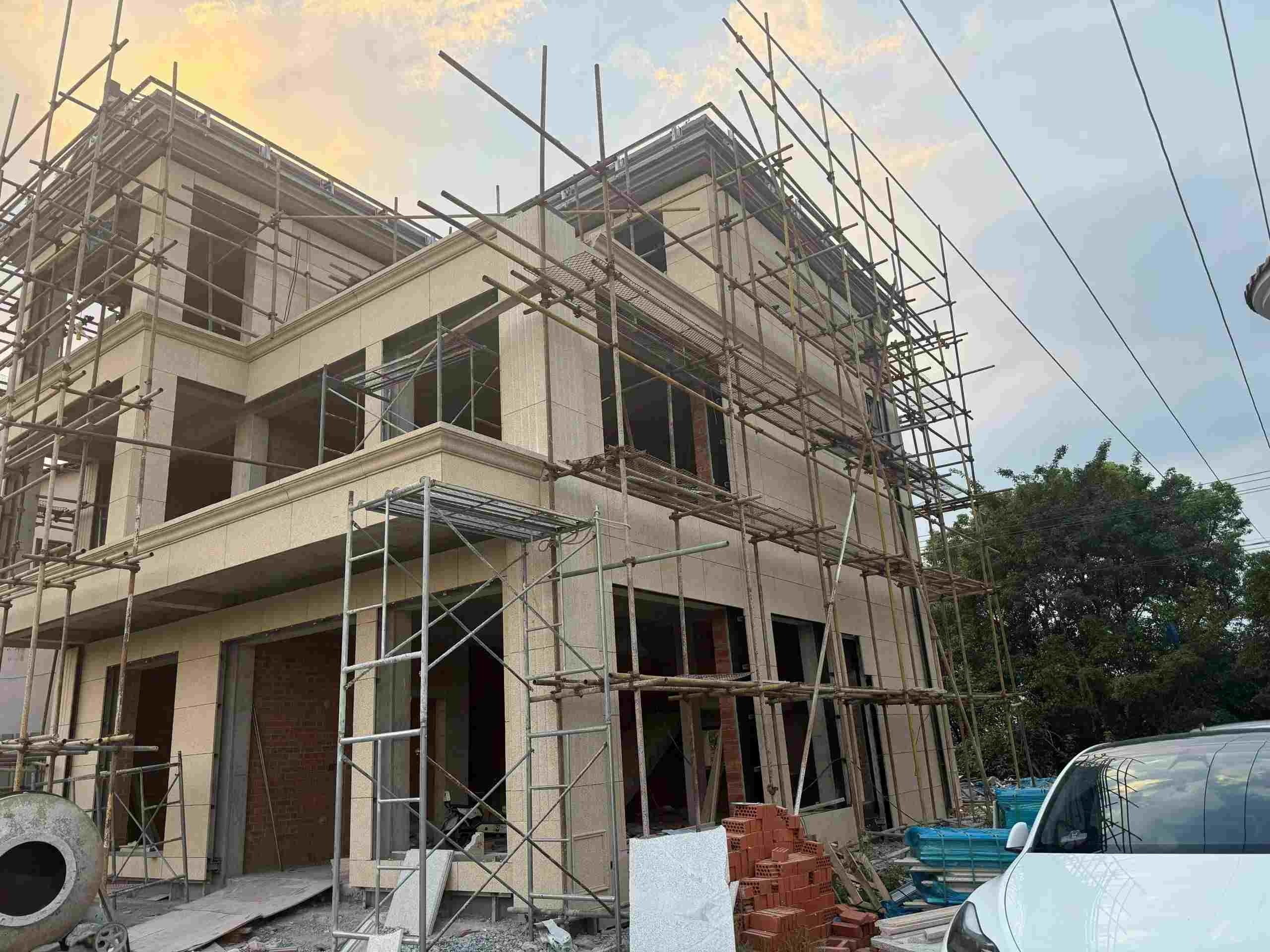 梧州 黄金麻荔枝面花岗岩外墙干挂