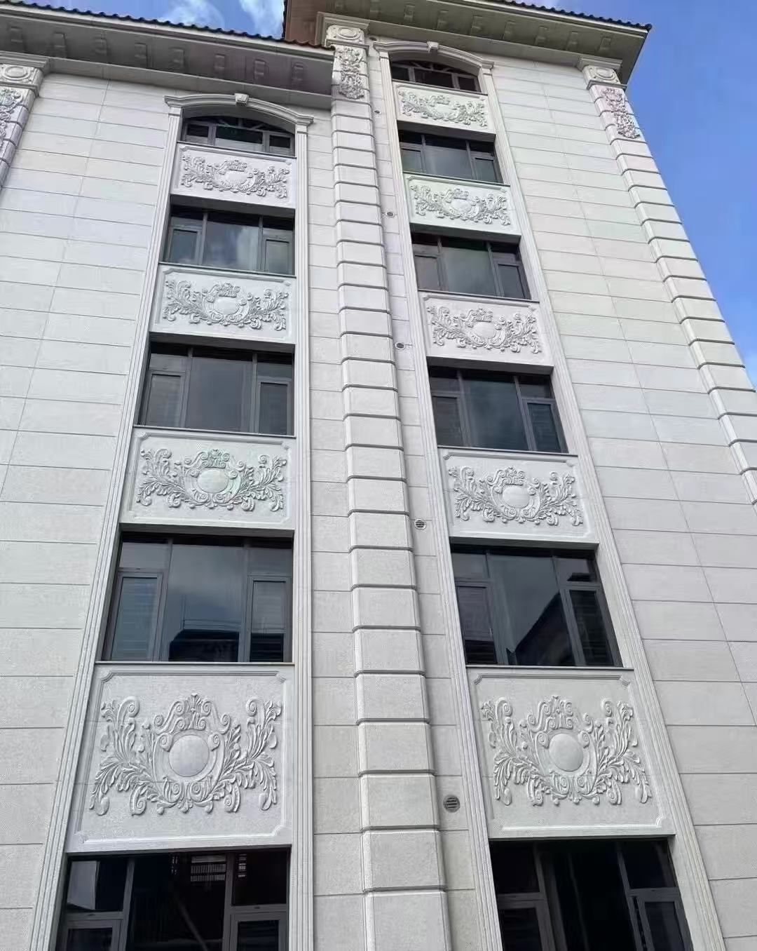 梧州 白麻荔枝面花岗岩别墅外墙干挂