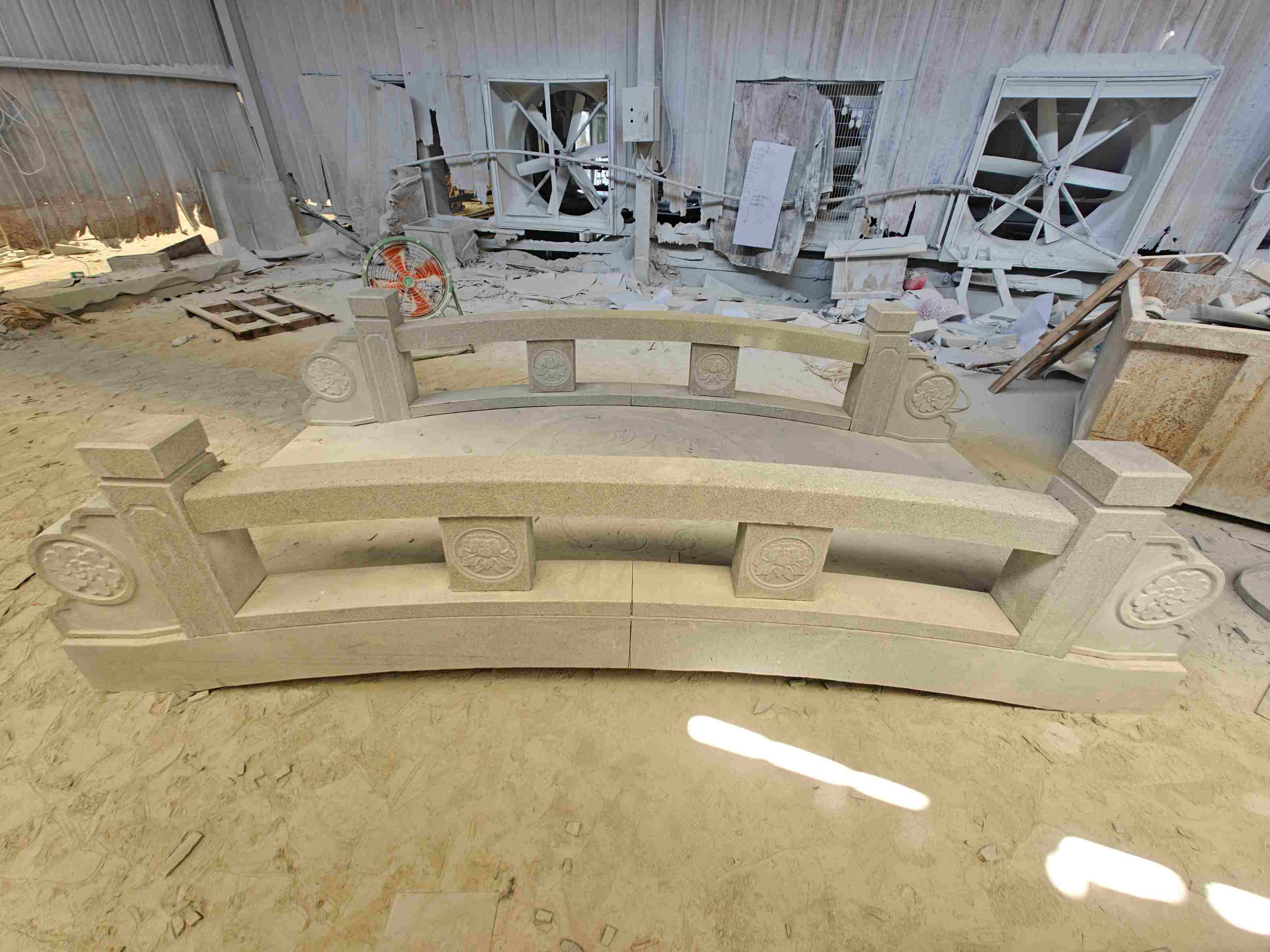 梧州 芝麻灰花岗岩异形加工-拱桥，石桥