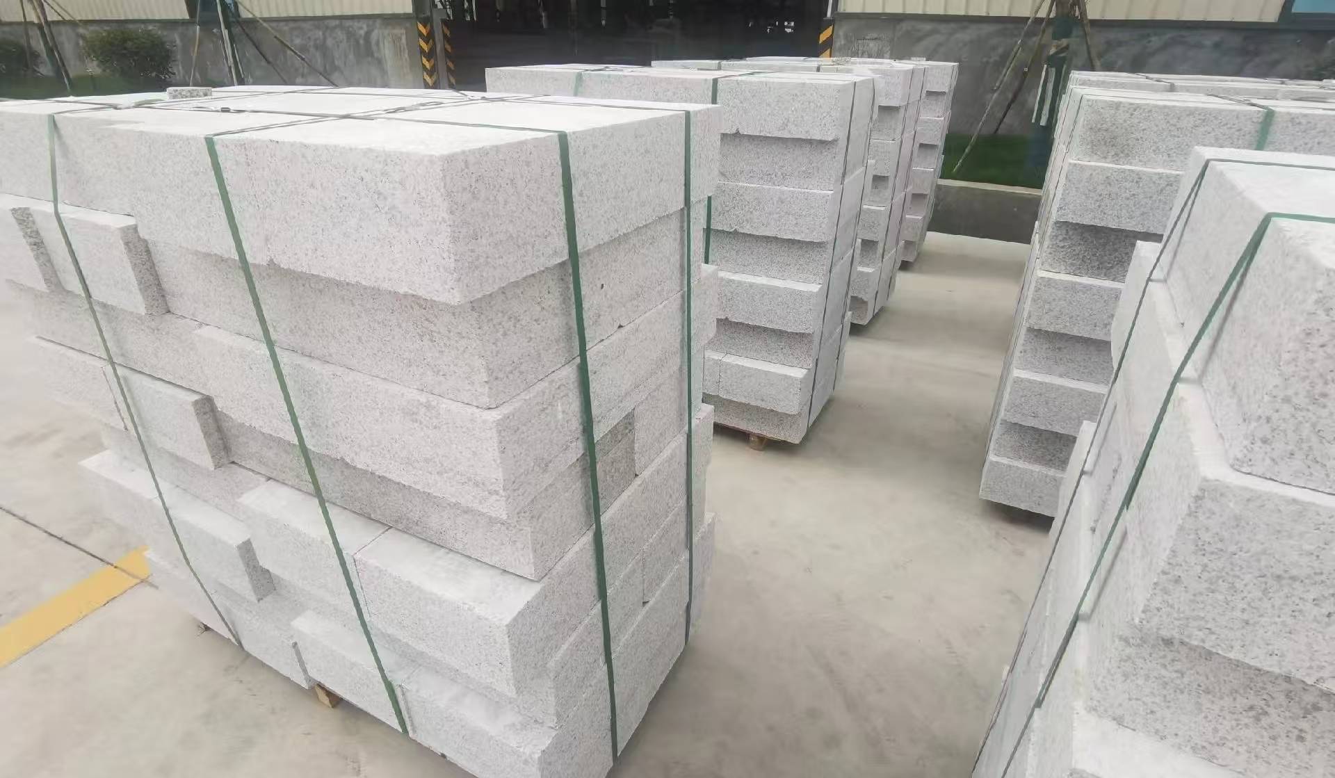 梧州 白麻花岗岩路沿石，立缘石，平缘石，路牙石，道牙石，马路牙子等