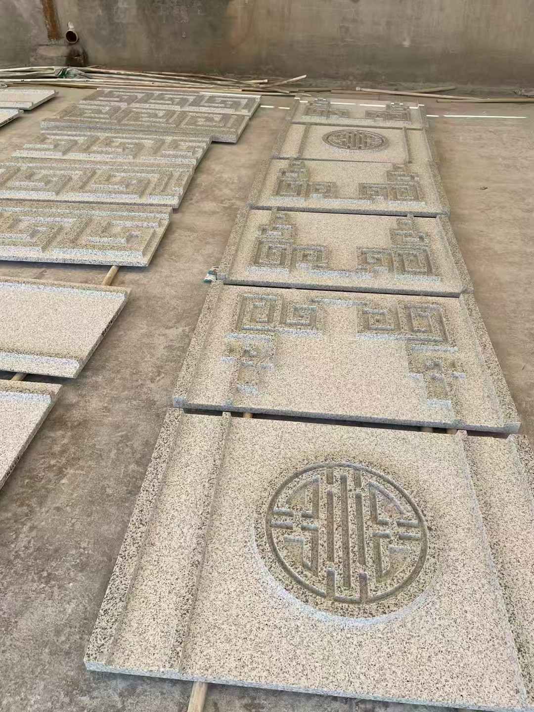 梧州 白麻花岗岩外墙立面雕刻板