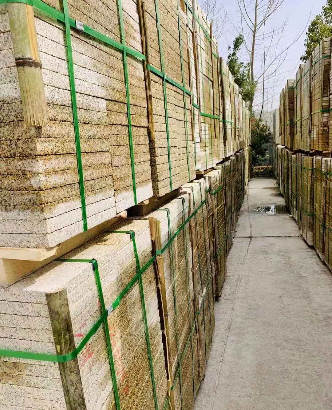 梧州 黄金麻花岗岩荔枝面地铺石