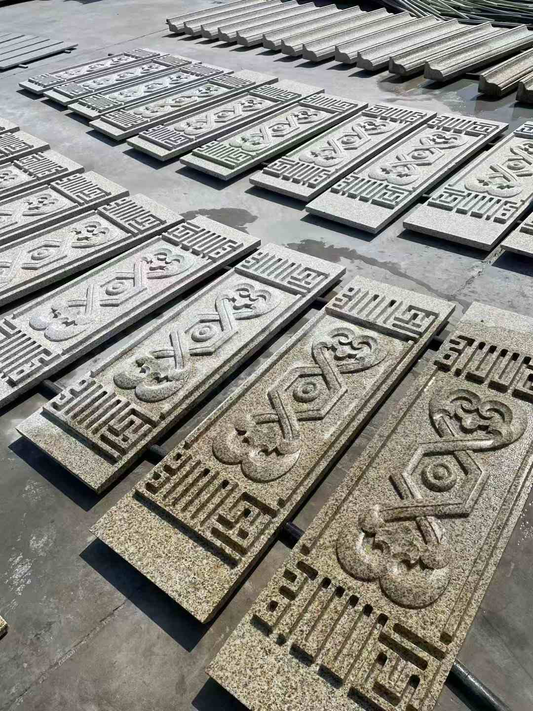 梧州 黄金麻花岗岩外墙雕刻板