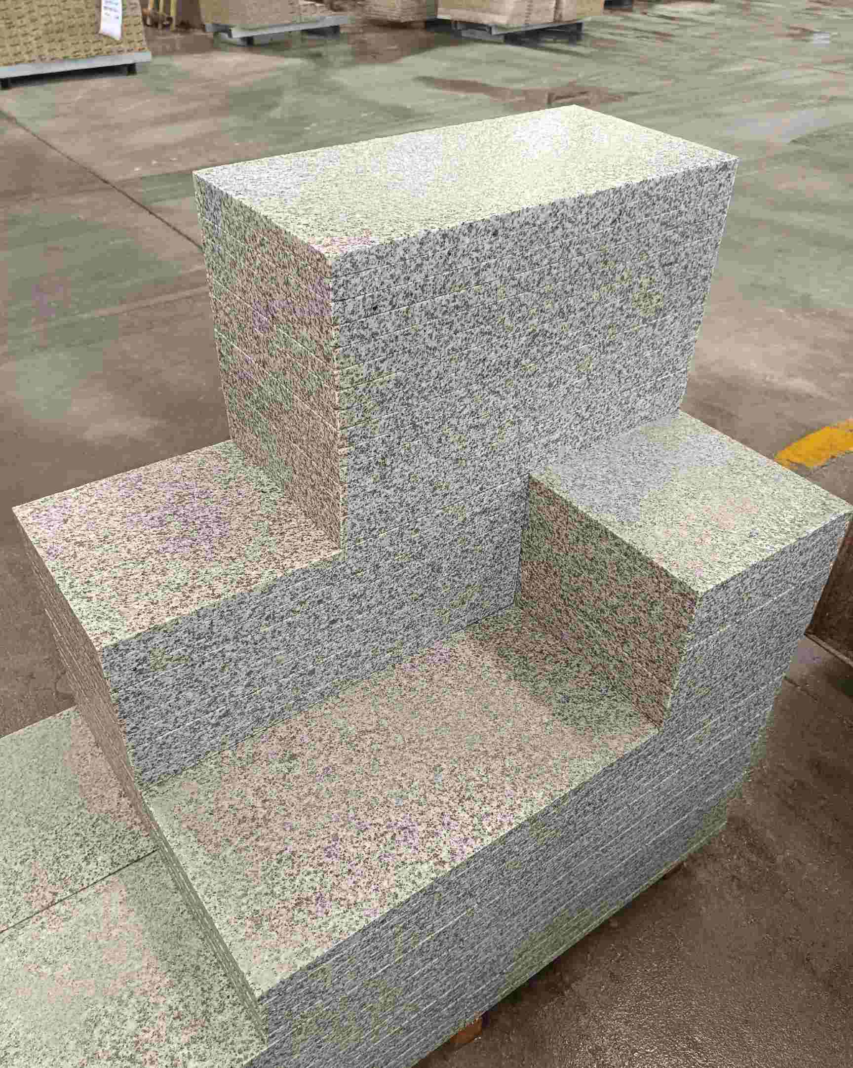 梧州 白麻花岗岩荔枝面地铺石